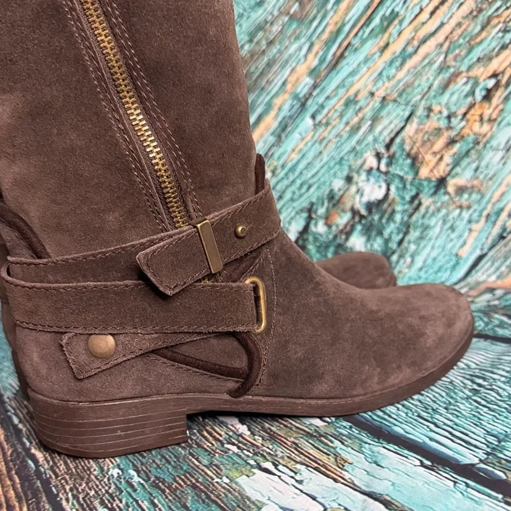 Elegant Suede Over the Knee Boots